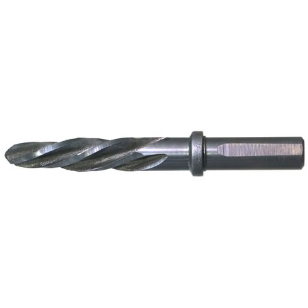 Drillco 21/32, High Spiral Flute 1/2 Shank Construction Reamer 428A142
